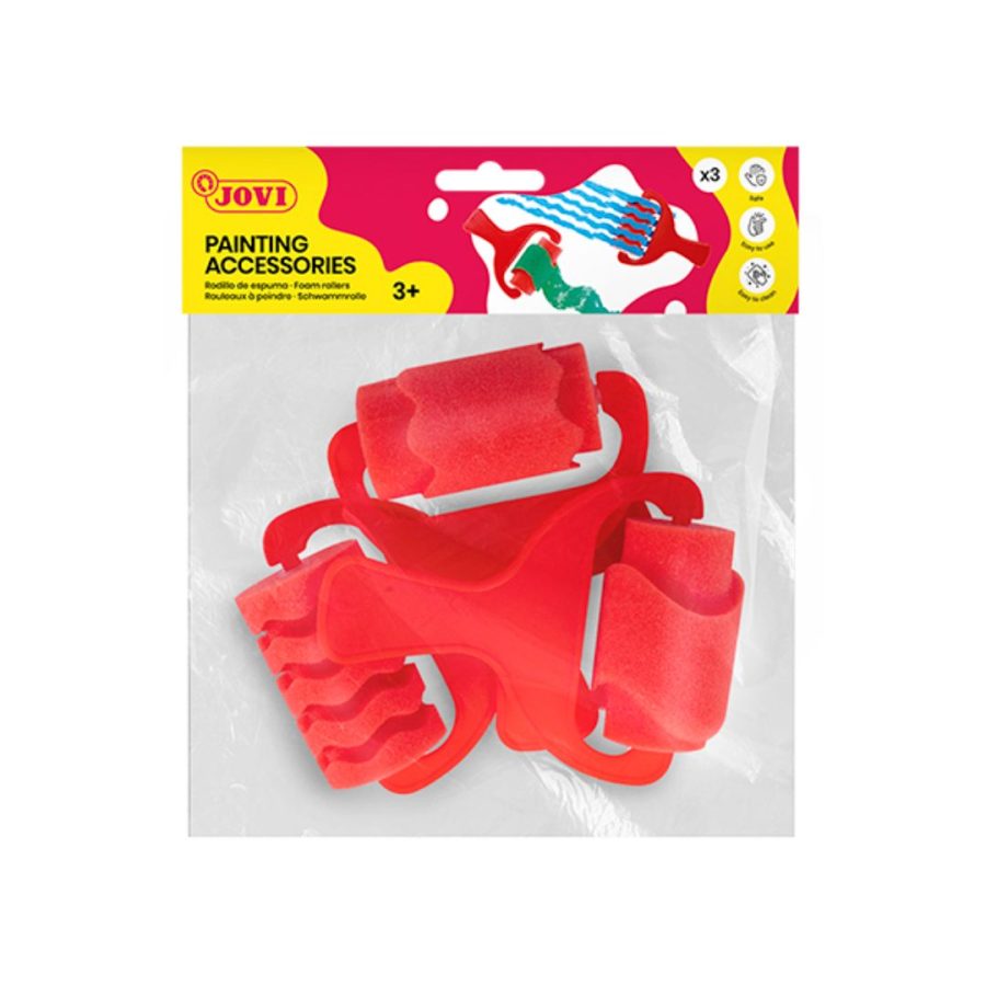 Foam Paint Pattern Rollers (3pcs)