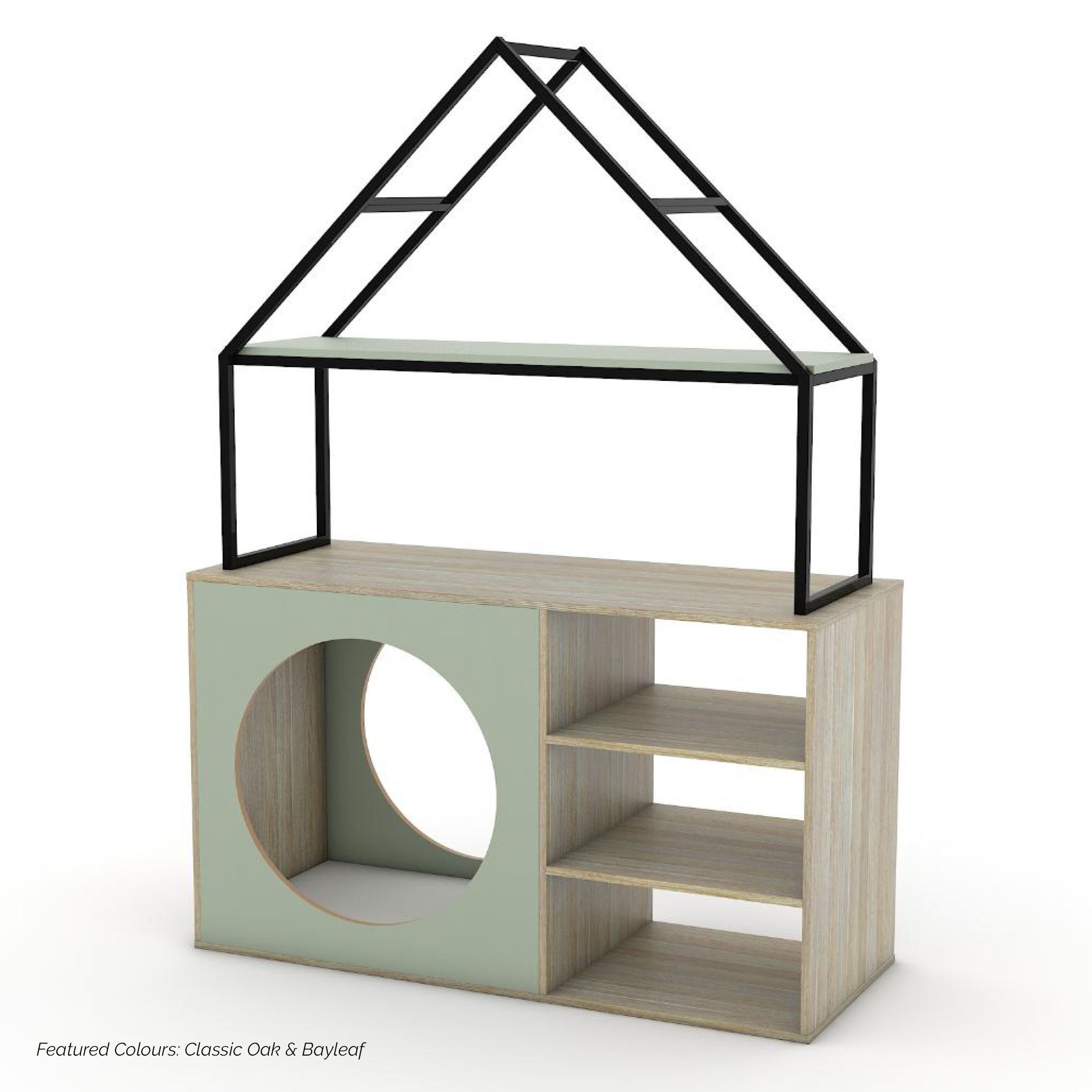 Modula Plus Circle Nook Unit - Gable - Step4 Modula Plus Circle Nook Unit - Gable