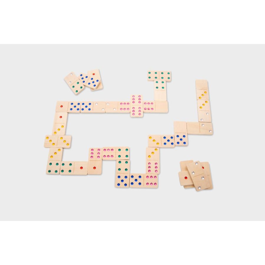 Wooden Gem Dominoes (28pcs)