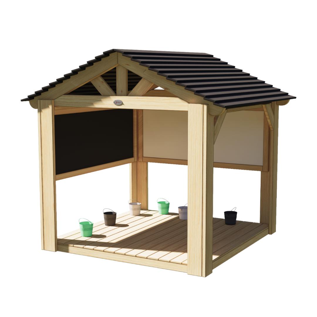 Classic Outdoors Play Shelter with Easels - Step4 Classic Outdoors Play Shelter with Easels
