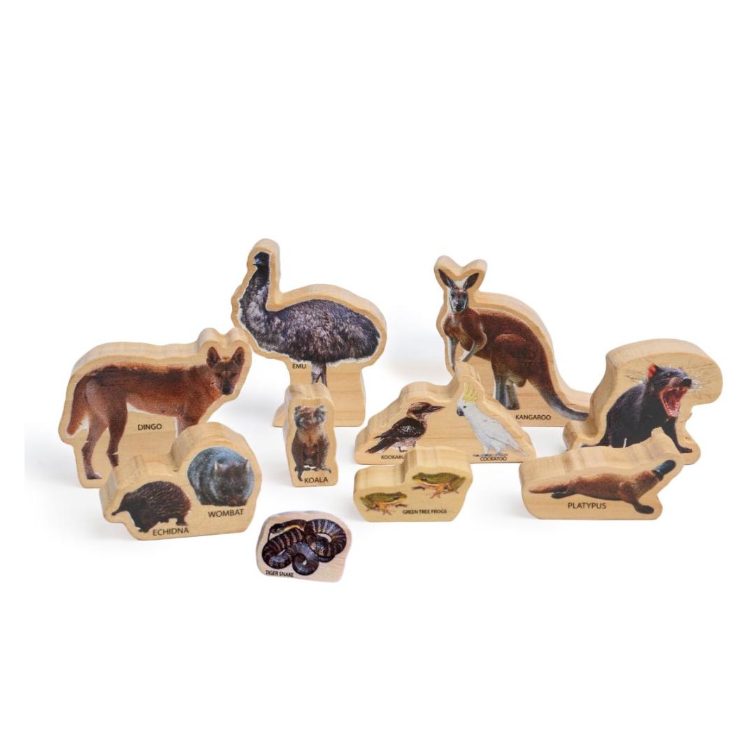 Wooden Australian Animals Set (10pcs) - Step4 Wooden Australian Animals Set (10pcs)