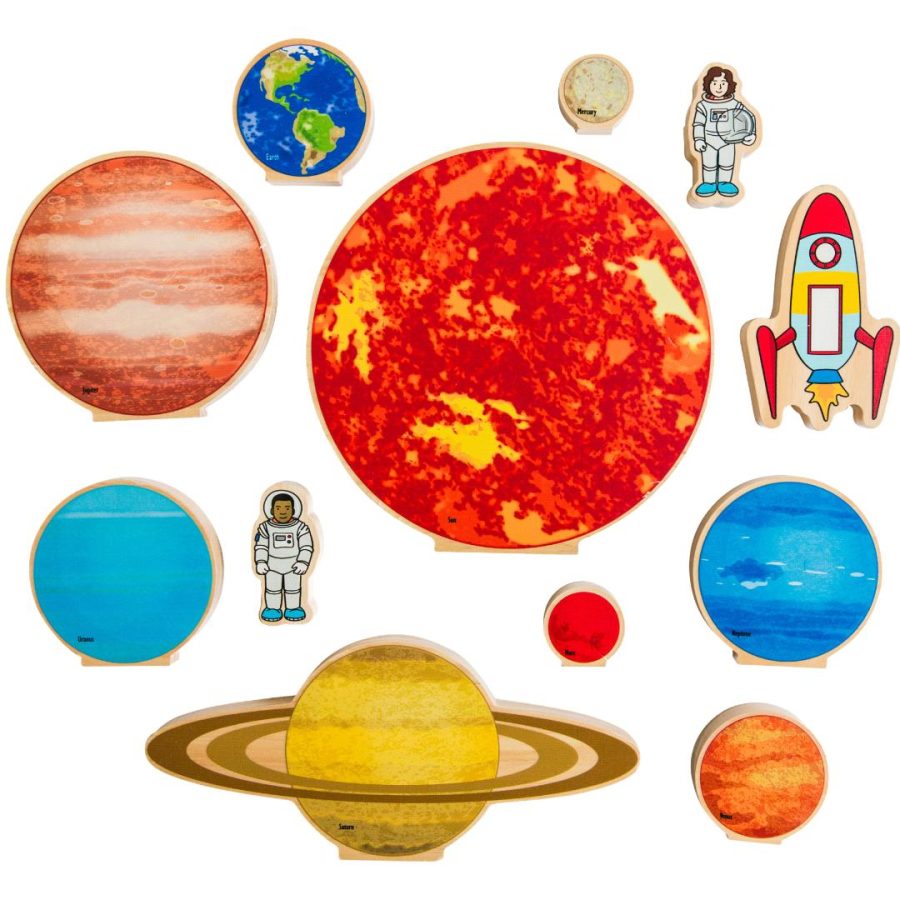 Wooden Travelling in Space Set (12pcs)