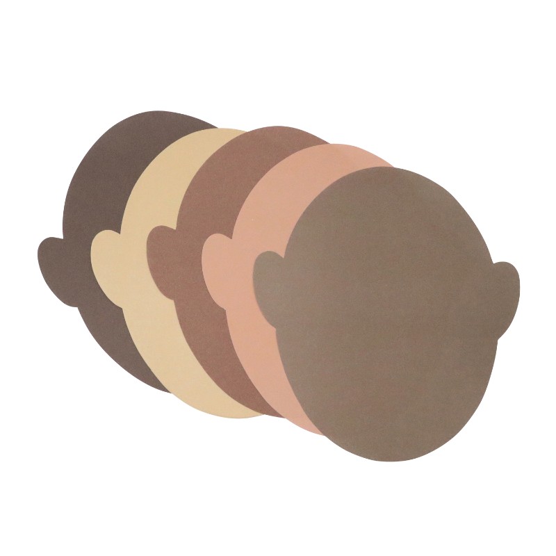 Skin Toned Paper Faces (50pcs)