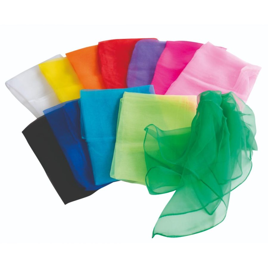 Rainbow Organza Fabric (12pcs)