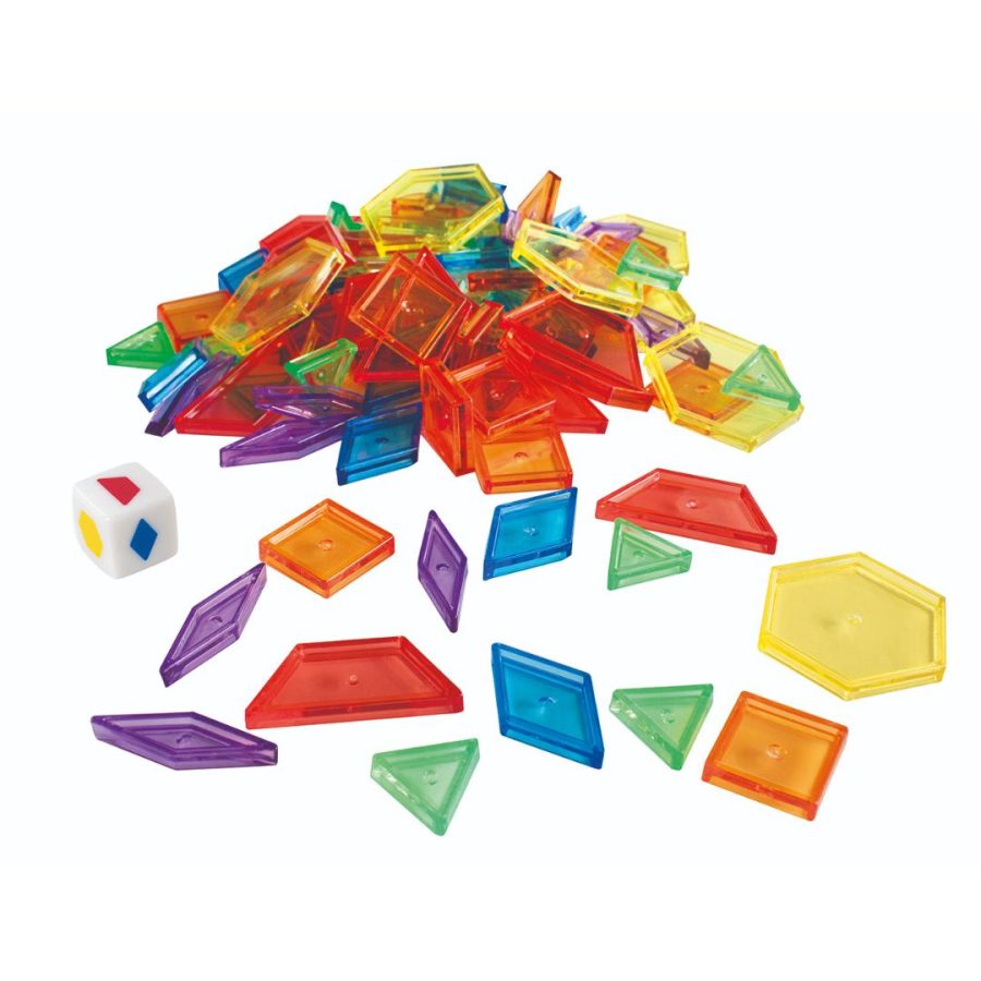 Transparent Geometric Shapes (135pcs)