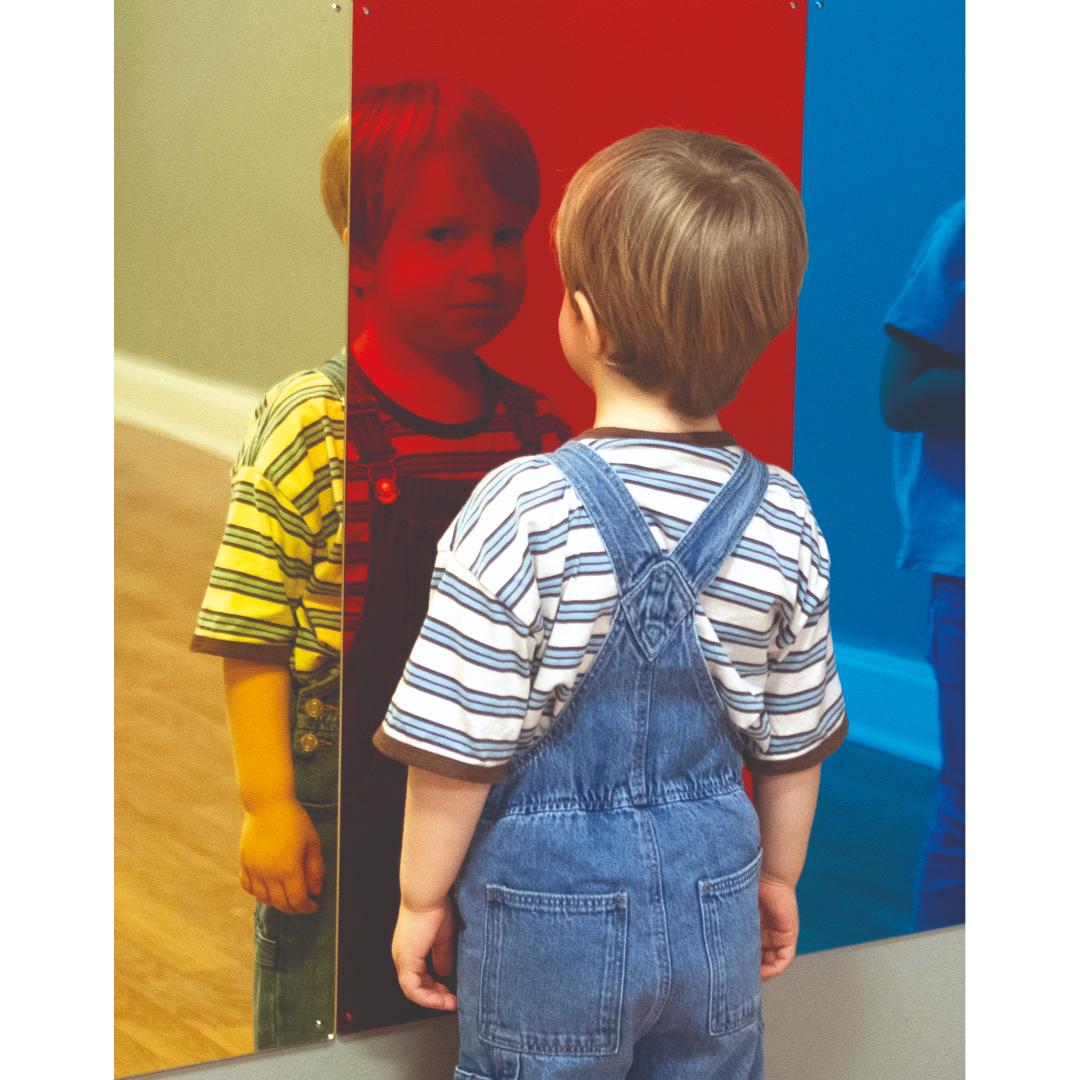 Coloured Acrylic Mirror (40 x 80cm) - Red - Step4 Coloured Acrylic Mirror (40 x 80cm) - Red - Image 2