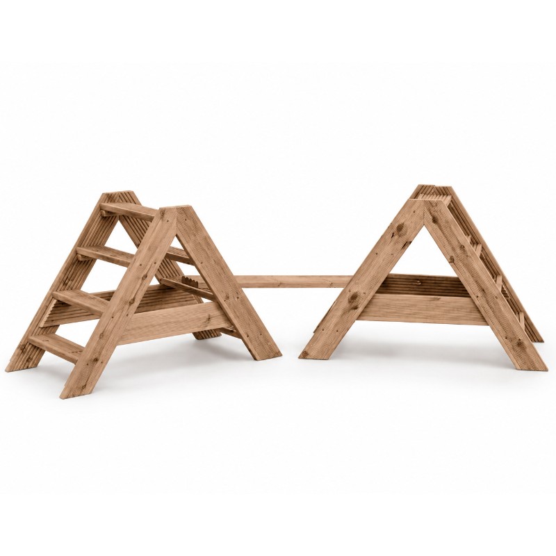 Natureplay Timber A-Frame & Plank Set
