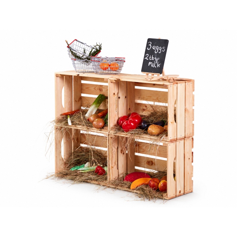 Natureplay Rustic Outdoor Boxes (4pcs)