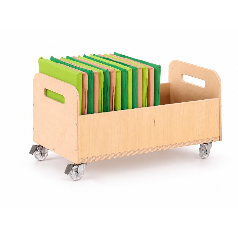 Natureplay Mobile Trolley and Cushions - Step4 Natureplay Mobile Trolley and Cushions