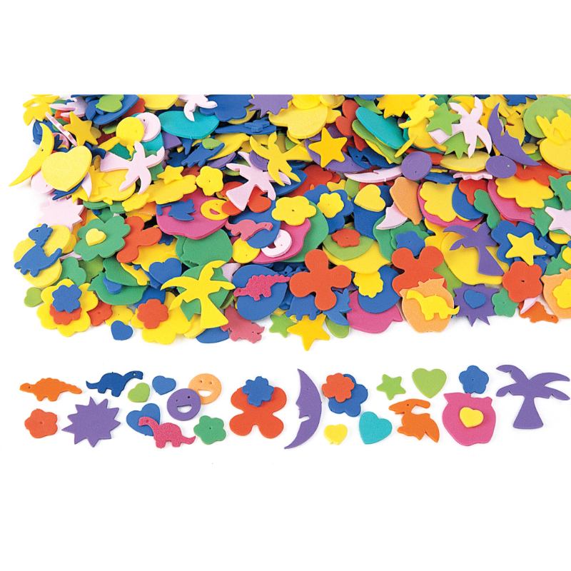 Fun Foam Shapes (1000pcs)