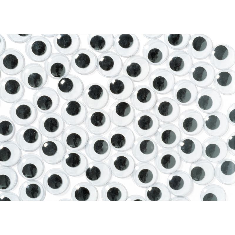 Jumbo Black Wiggly Eyes (100pcs)