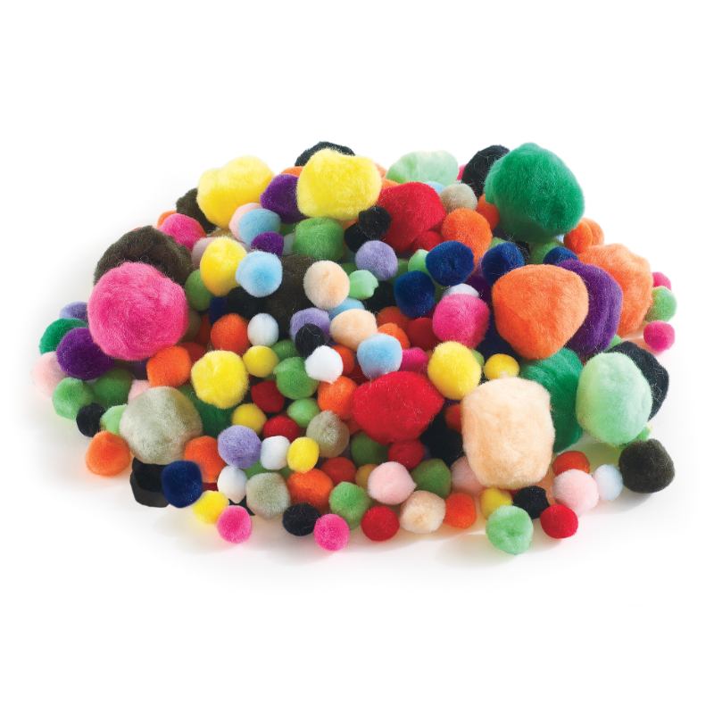 Assorted Pom Poms (300pcs)
