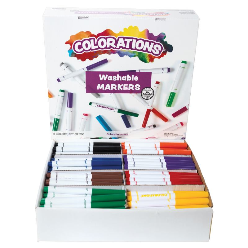 Super Washable Classic Markers (200pcs)