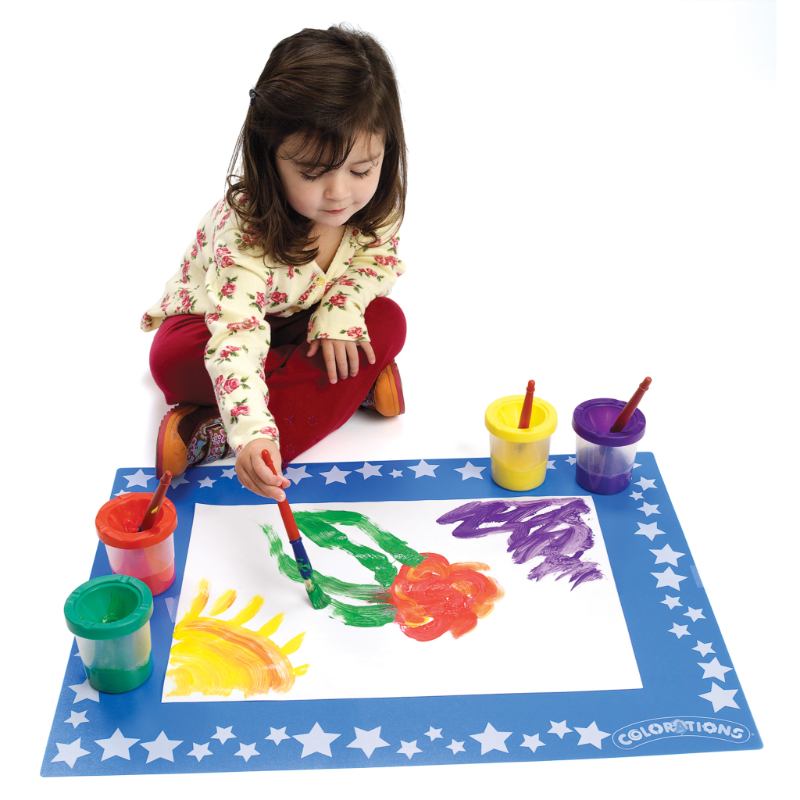 Keep-It-Clean Plastic Art Mats - Set of 6 - Step4 Keep-It-Clean Plastic Art Mats - Set of 6 - Image 3