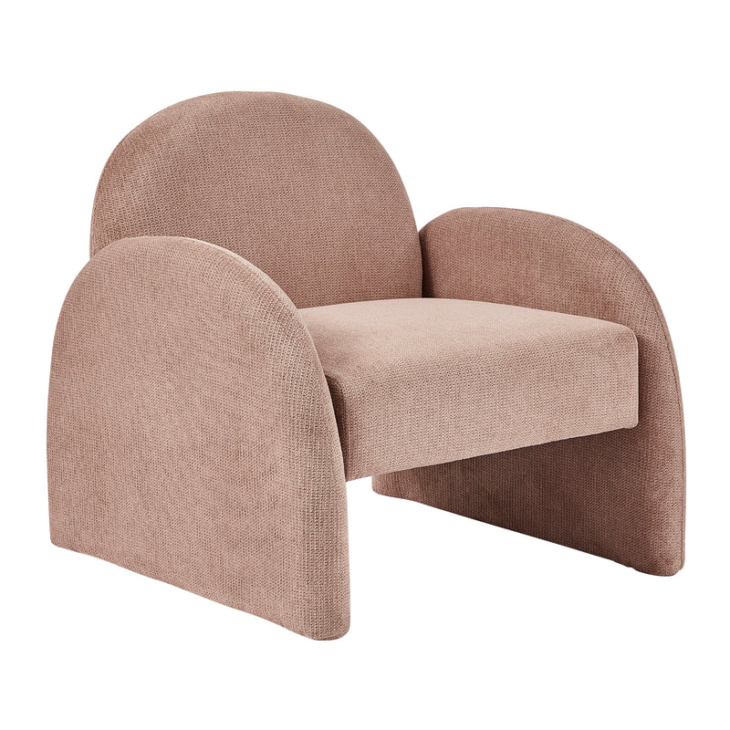Arched Nursery Armchair - Rose Tan