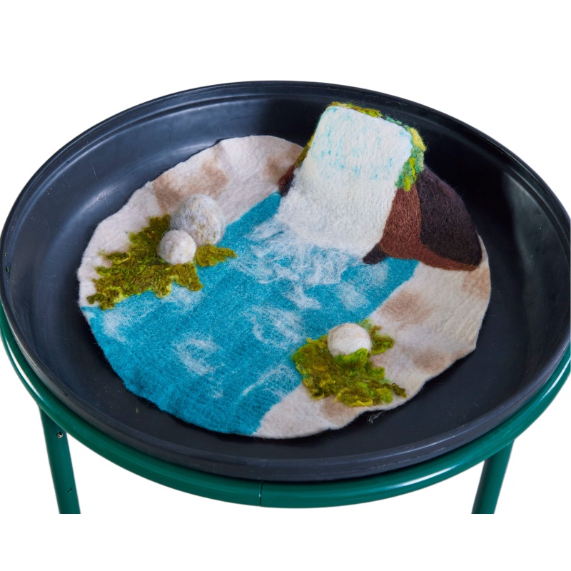 3D Felt Mat Water Fall