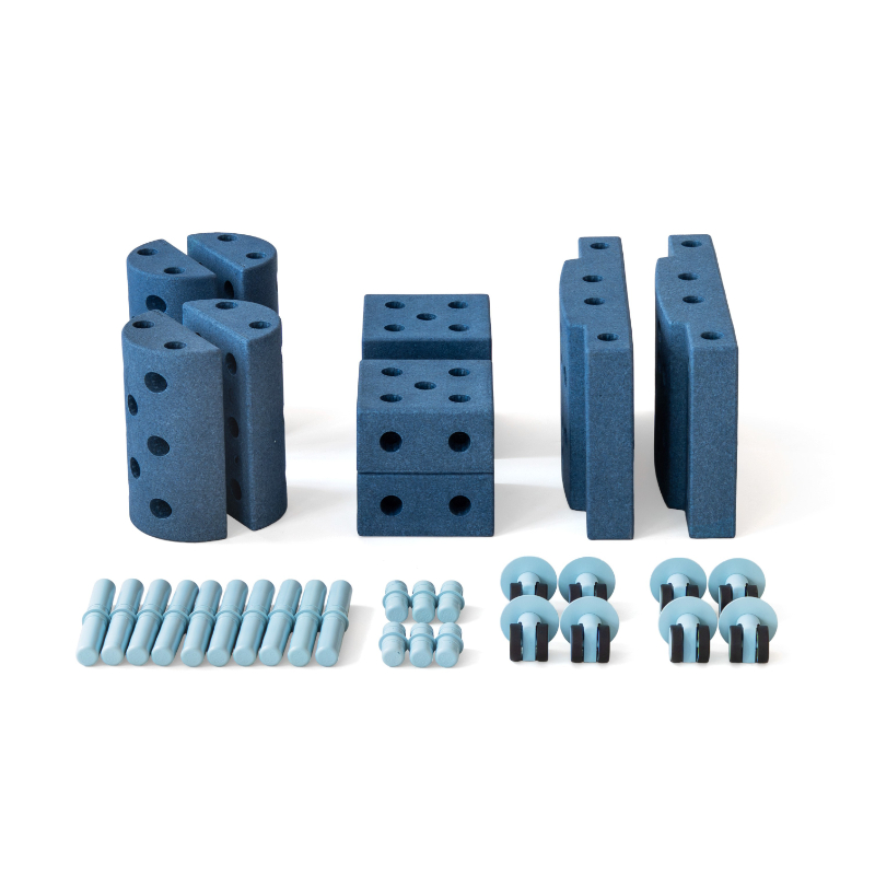 MODU Education Building Kit  - Blue (34pcs)