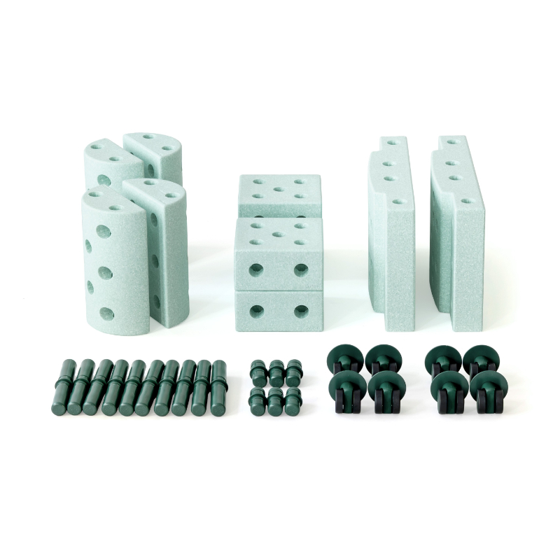 MODU Education Building Kit - Green (34pcs)