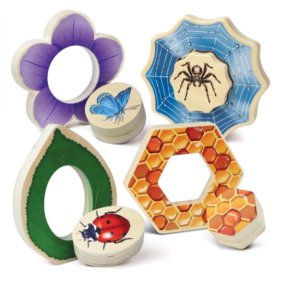 New Arrivals - Step4 Garden Bugs 2-piece Puzzles - Set of 4