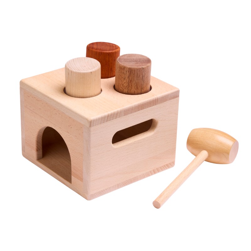 Wooden Pounding Cube