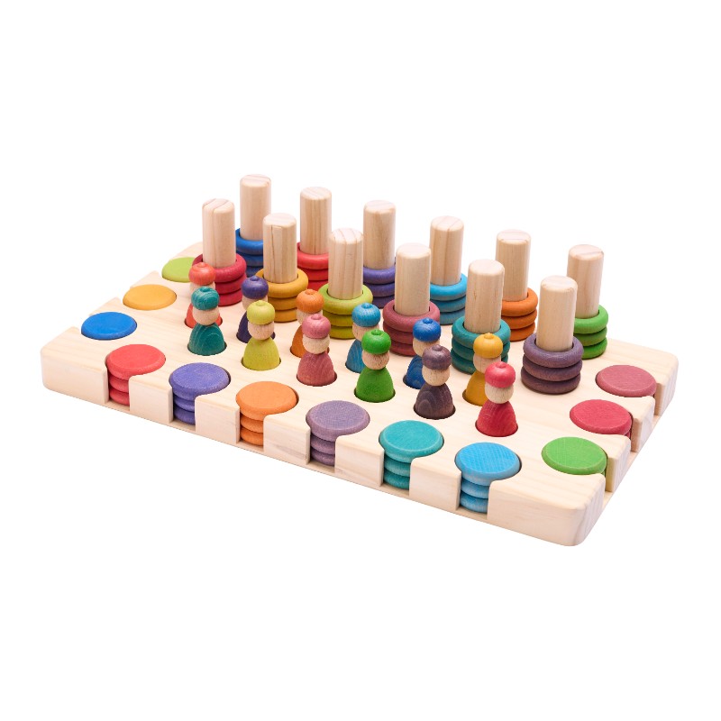 Rainbow Loose Parts Explorers Set (97pcs)