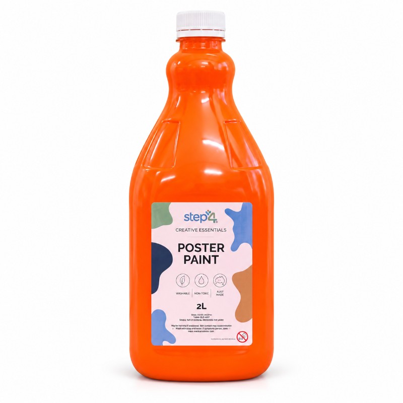 Step4 Poster Paint Orange (2L)