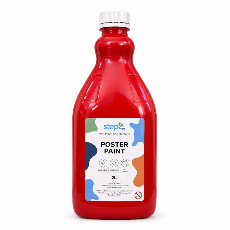Step4 Poster Paint Red (2L)