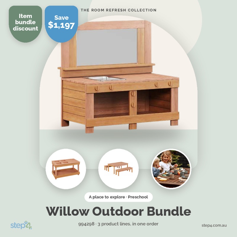 Willow Outdoor Preschool Play Bundle